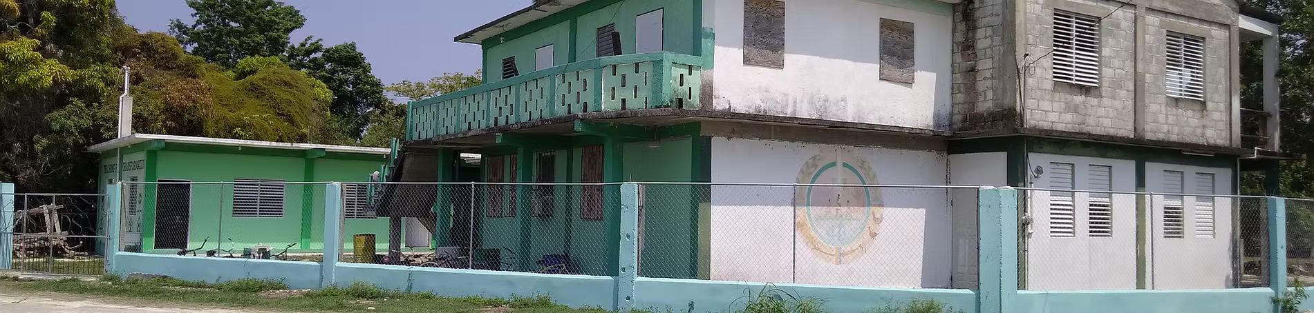 The Presbyterian Day School building in Cristo Rey Village, Belize